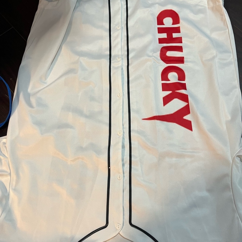 Chucky shirt jersey style tshirt button up